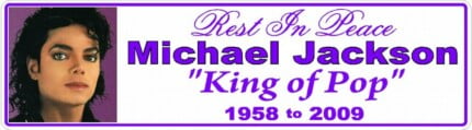 Michael Jackson Memory Sticker E