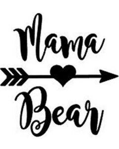 MOMMA BEAR CHICK DECAL 33