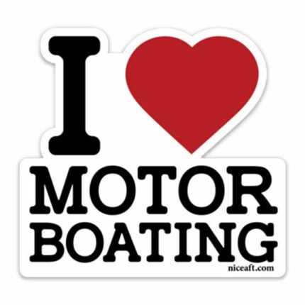 Motor Boat Sticker