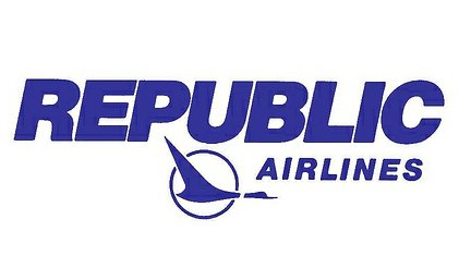 republic airlines sticker