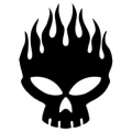 Skull Flame Offspring Evil Alien Logo