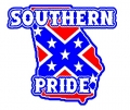 southern pride GEORGIA RWB sticker
