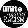 unite against racism round sticker