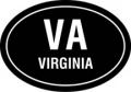 Virginia Oval Decal
