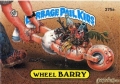 Wheel BARRY Funny Decal Name Sticker