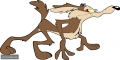 Wile E Coyote Adhesive Vinyl Decal Sticker5