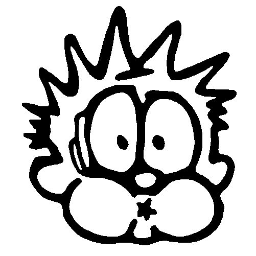 Calvin Holding decal