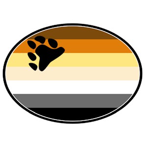 Bear Pride OVAL Sticker