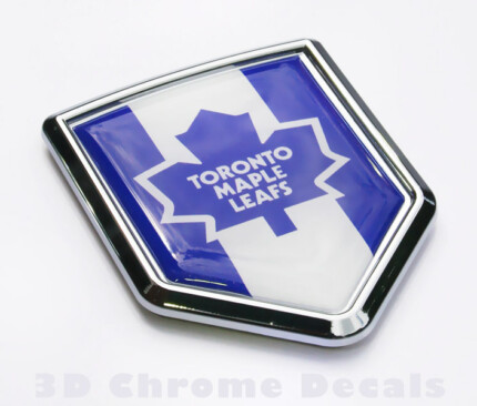 Canada Toronto Maple Leafs NHL Flag Crest Car Chrome Emblem Decal