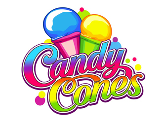 CANDY CONES sticker