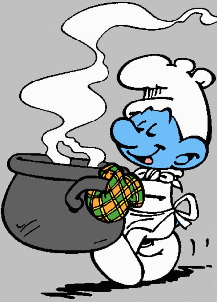 cook smurf