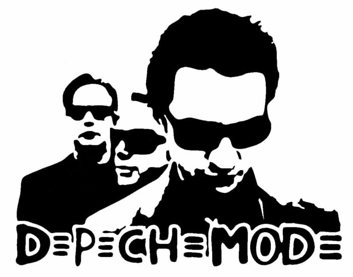 Depeche Mode 2 Band Vinyl Decal Sticker