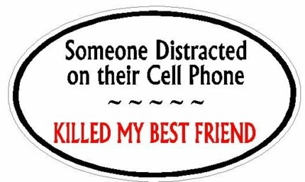 DISTRACTED DRIVER OVAL - Best Friend