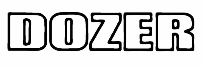 Dozer Band Vinyl Decal Sticker