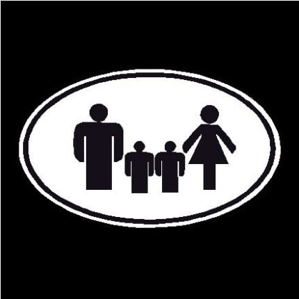 Family Oval Decal 2