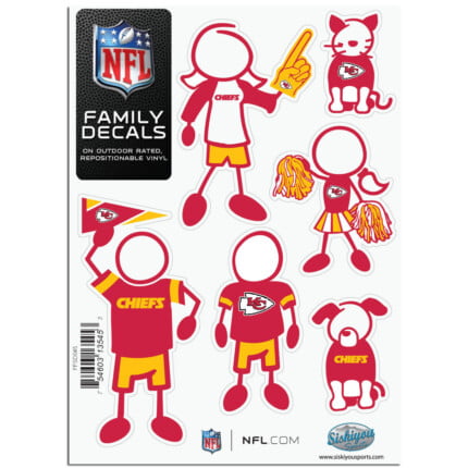 Chiefs Stick Family Decal Pack