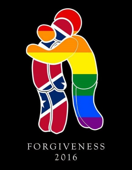 forgiveness LGBT STICKER