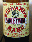Hales Ales Rudyards Barley Wine
