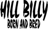 Hill Billy Die Cut Vinyl Decal