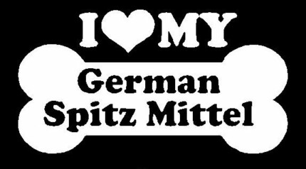 I Love My German Spitz Mittel