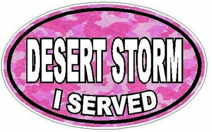 I Served Desert Storm FILLS Camo Pink