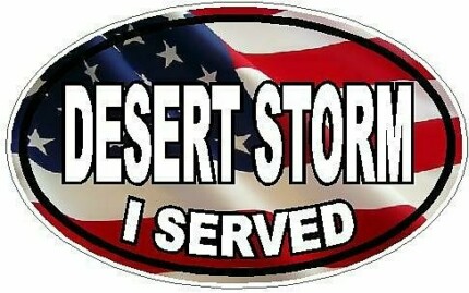 I Served Desert Storm FILLS Flag USA