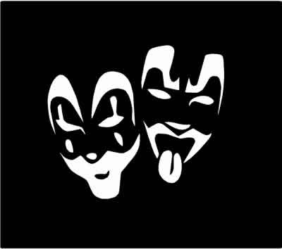 Insane Clown Posse ICP Faces Band Decal