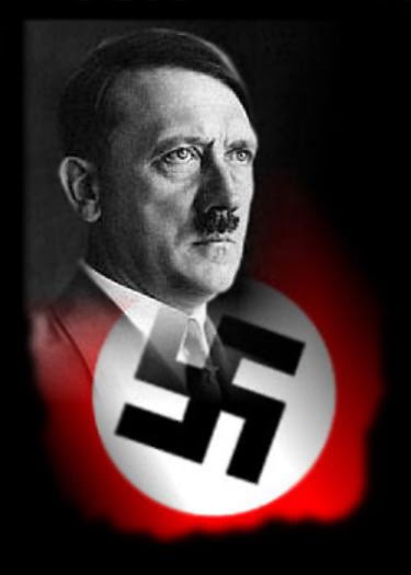 NAZI Adolf Hitler Color Sticker