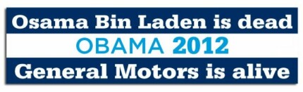 Obama Gm Is Alive Bumper Sticker 1