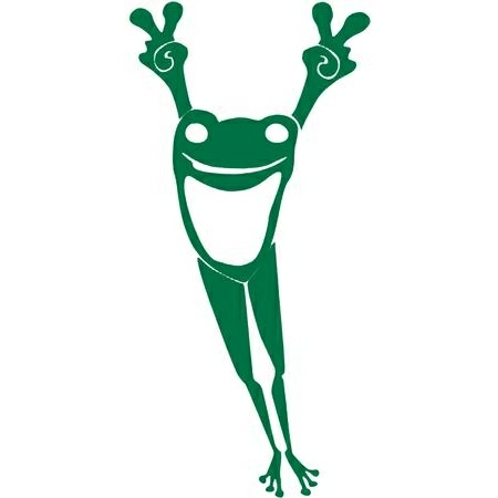 Peace Frog Decal 2