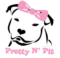 Pitbull Pretty in Pink Decal