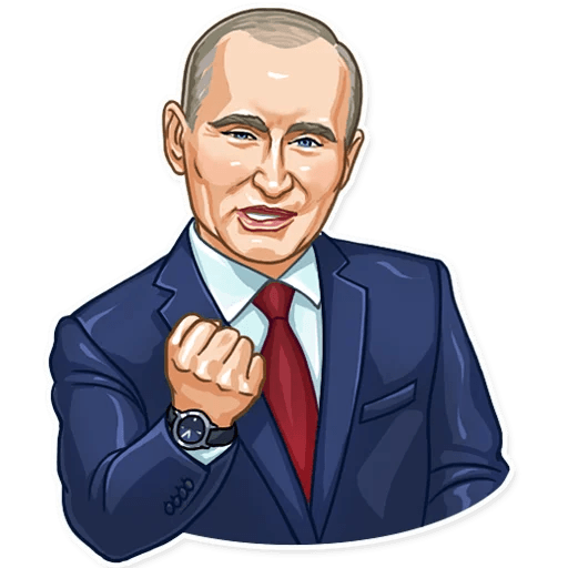 president vladimir putin political sticker 11