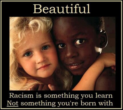 Racism is something you learn sticker