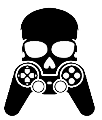 Skull Gamer with Controller Decal
