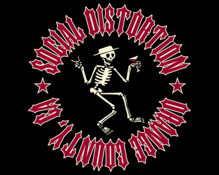 Social Distortion Color Band Decal