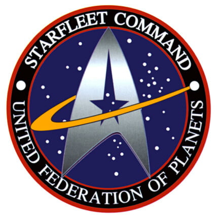Starfleet command emblem decal
