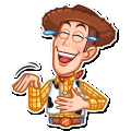 toy story woody funny sticker 1