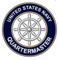 us navy quartermaster logo sticker