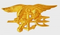 US Navy Seal Logo Gold Decal