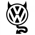 VW Devil Decal
