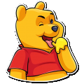 Winnie the Pooh Funny Cartoon Sticker Decal 04