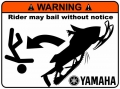 Yamaha Funny Warning Sticker 6