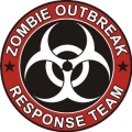 Zombie Outbreak Response Team Cool Vinyl Decal Bumper Sticker Decal RED