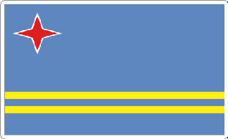Aruba Flag Decal