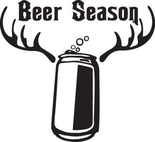 Beer Season Diecut Decal