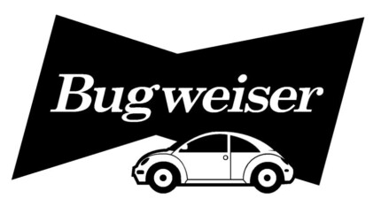 Bugweiser Vinyl Car Decalr