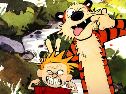Calvin and Hobbes Rectangular Color Stickers 12