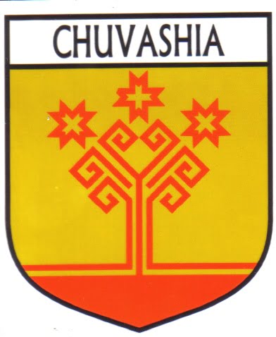 Chuvashia Flag Crest Decal Sticker