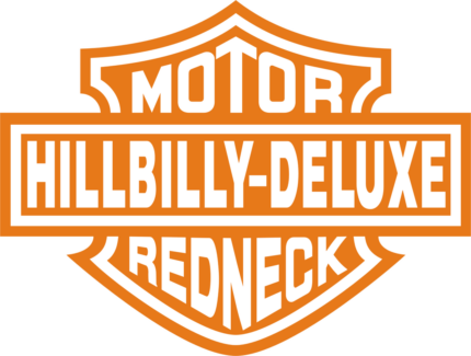 hillbilly deluxe redneck sticker