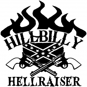 Hillbilly HELLRAISER Die Cut Decal